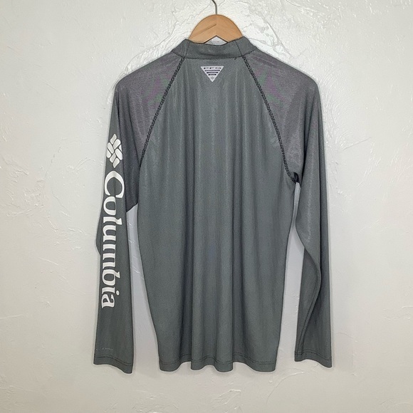 Columbia PFG 1/2 zipper sweat activated cooling outdoor long sleeves shirt SZ S - Picture 14 of 15